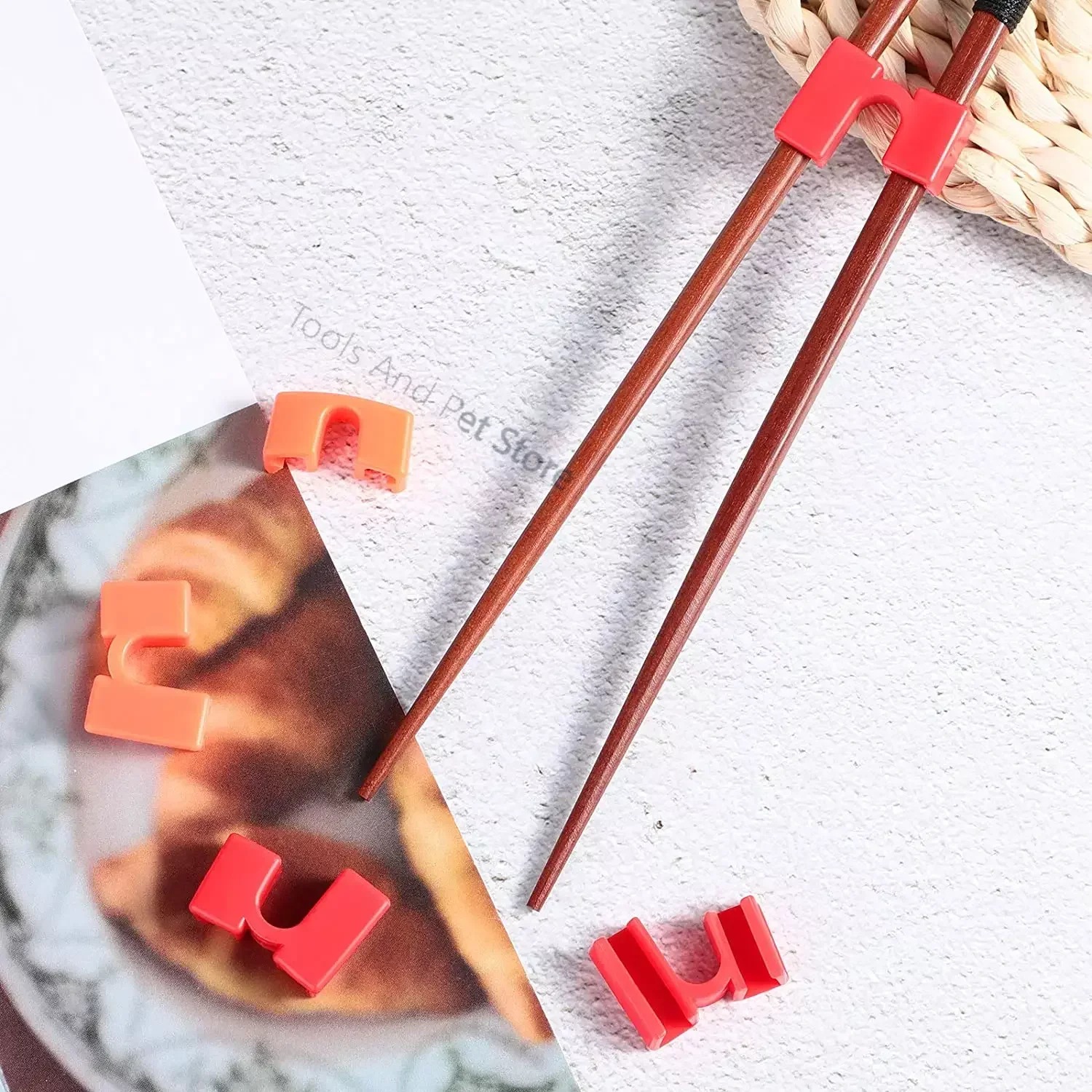 

20pcs Helper Cheater Toy Beginner Adult Children Kids Children Reusable Chopsticks Learning Learning Training With Packaging