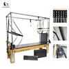 Three-in-one Multi-function Professional Wood Equipment Reformer Machine Oak Pilates Trapeze Table Cadillac Bed 2