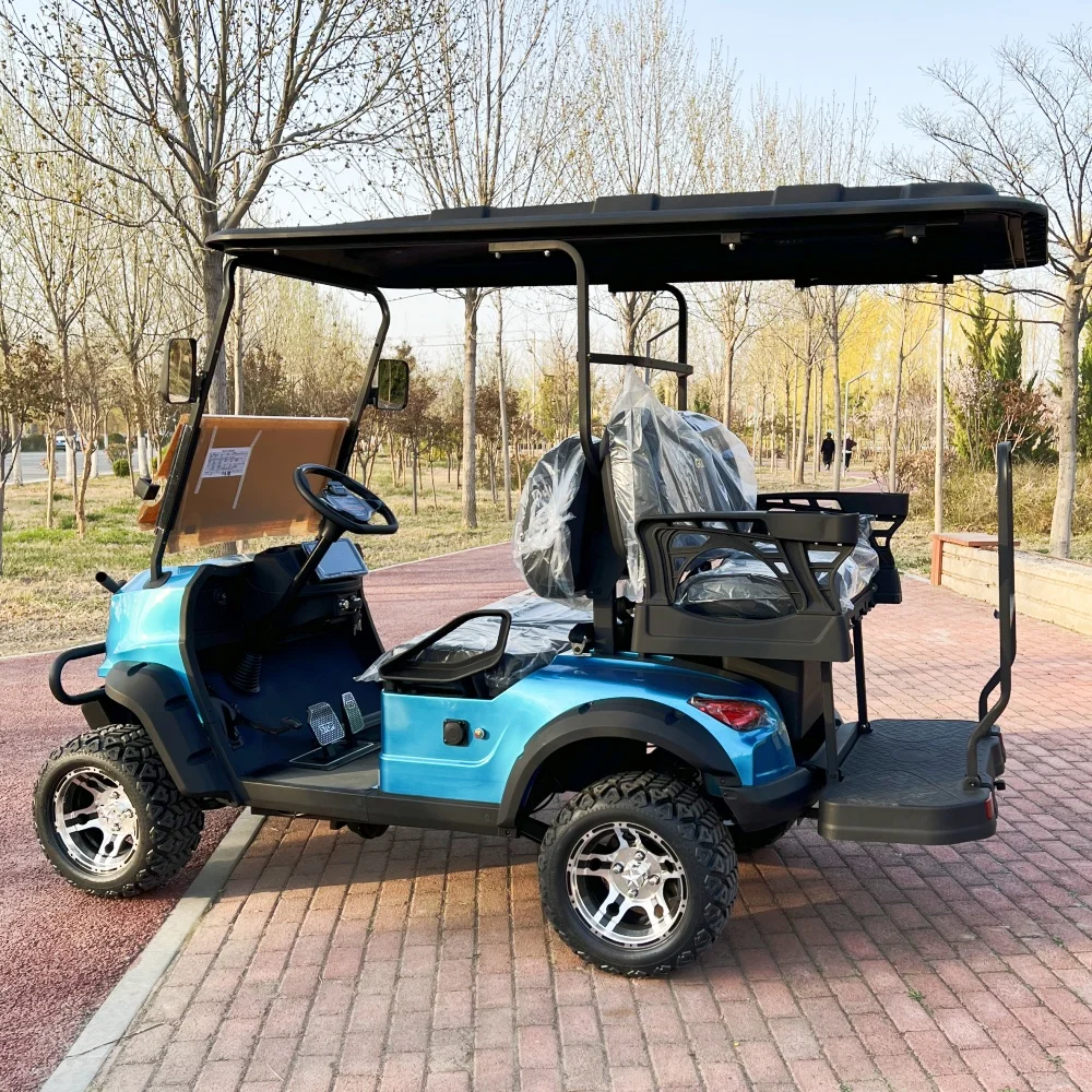 

China Manufacturers Sale Street Legal Electric 4 6 8 Seater Golf Car 5000W Motor Sightseeing Buggy Electric Golf Cart