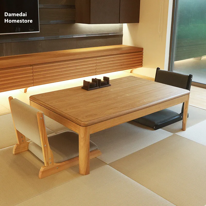 Japanese Style Kotatsu Foot Warmer Heated Table Rectangle 105cm Home