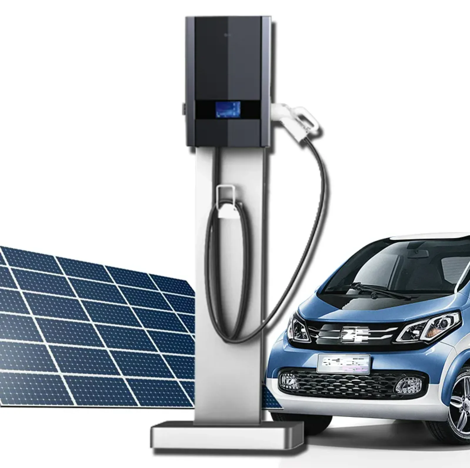 Highfly 30Kw Ccs2/Gbt/Chademo Dc Fast Wallbox Ocpp Dc Caricatore Auto Elettrica Caricatore Solare Sharger Ev
