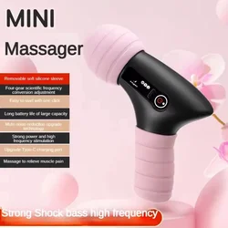 Compact High - Frequency Vibration Massager (Black Condom)