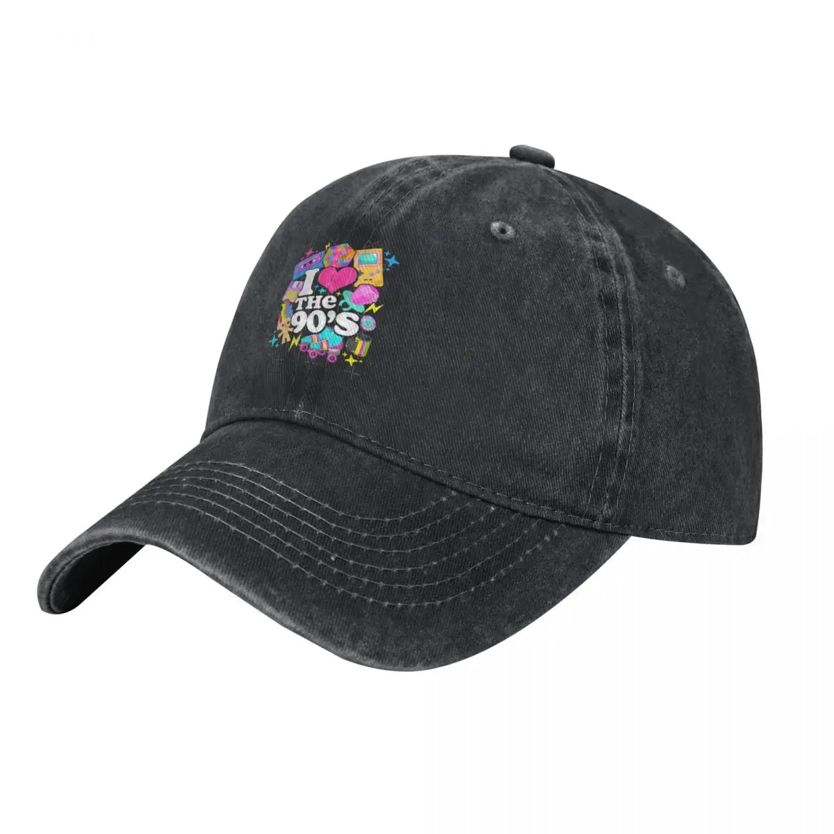 

I Love The 90-е ретро костюм 90-х годов Racerback модная бейсболка кепка с козырьком мужская шапка женская Кепка летняя шапка