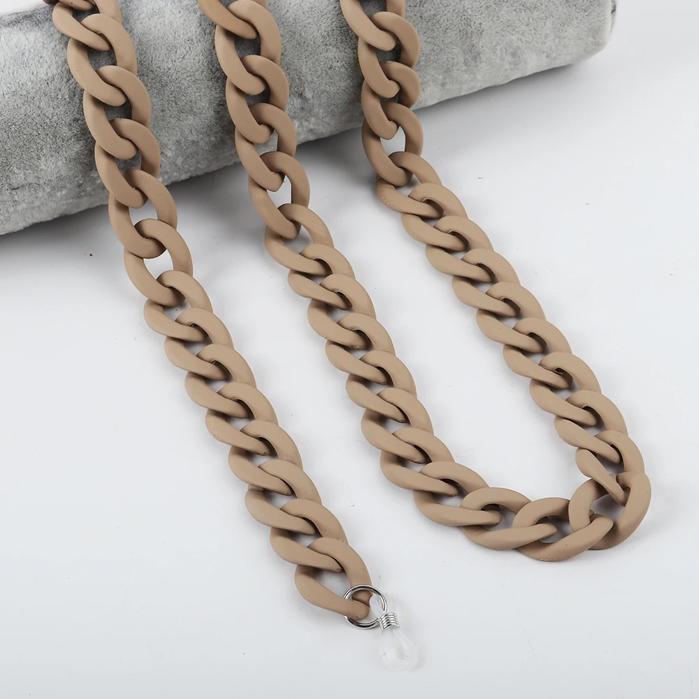 Unisex Fashion Matte Acrylic Eyewear Chain Lanyard