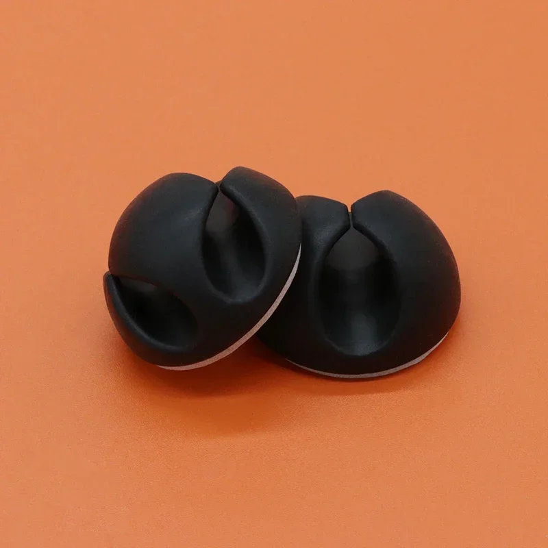 Silicone USB Cable Organizer Winder Desktop Tidy Management Clips Holder for Mouse Headphone Wire 1~150pcs cable organizer