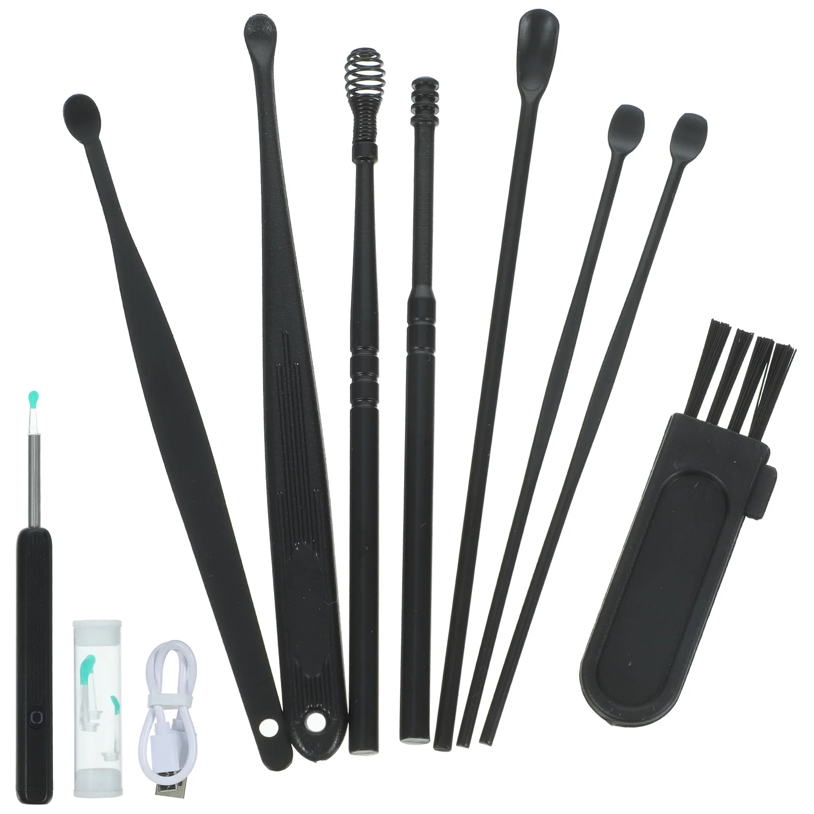 

Ear Cleaning Kit Spoon Smart Tool with Wifi Portable Otoscope Scoop Wax Remover