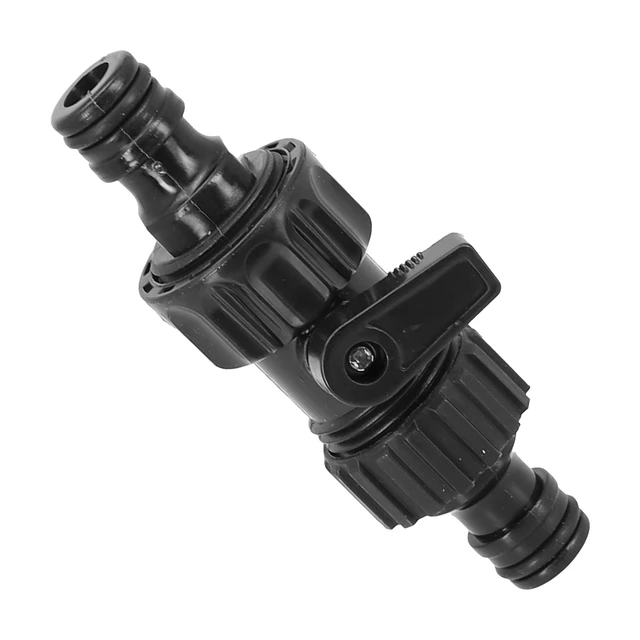 Garden Hose Pipe In Line Tap Shut Off Valve Fitting Connector