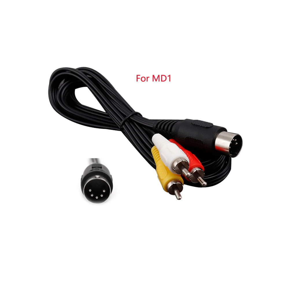 1-8m-High-quality-AV-Audio-Video-Cable-for-SEGA-Mega-Drive-1-3RCA-Cord ...