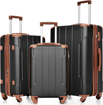 3-Piece Lism Expandable Lightweight Spinner Luggage Set (20"/24"/28")