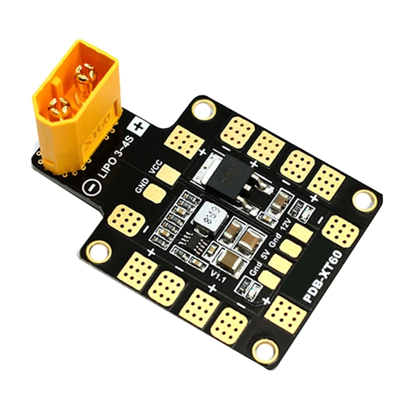 Pdb Power Distribution Board Multicopter Drone For Matek Systems Xt60 W/ Bec 5V 12V For Qav250 Rc Fpv Quadcopter