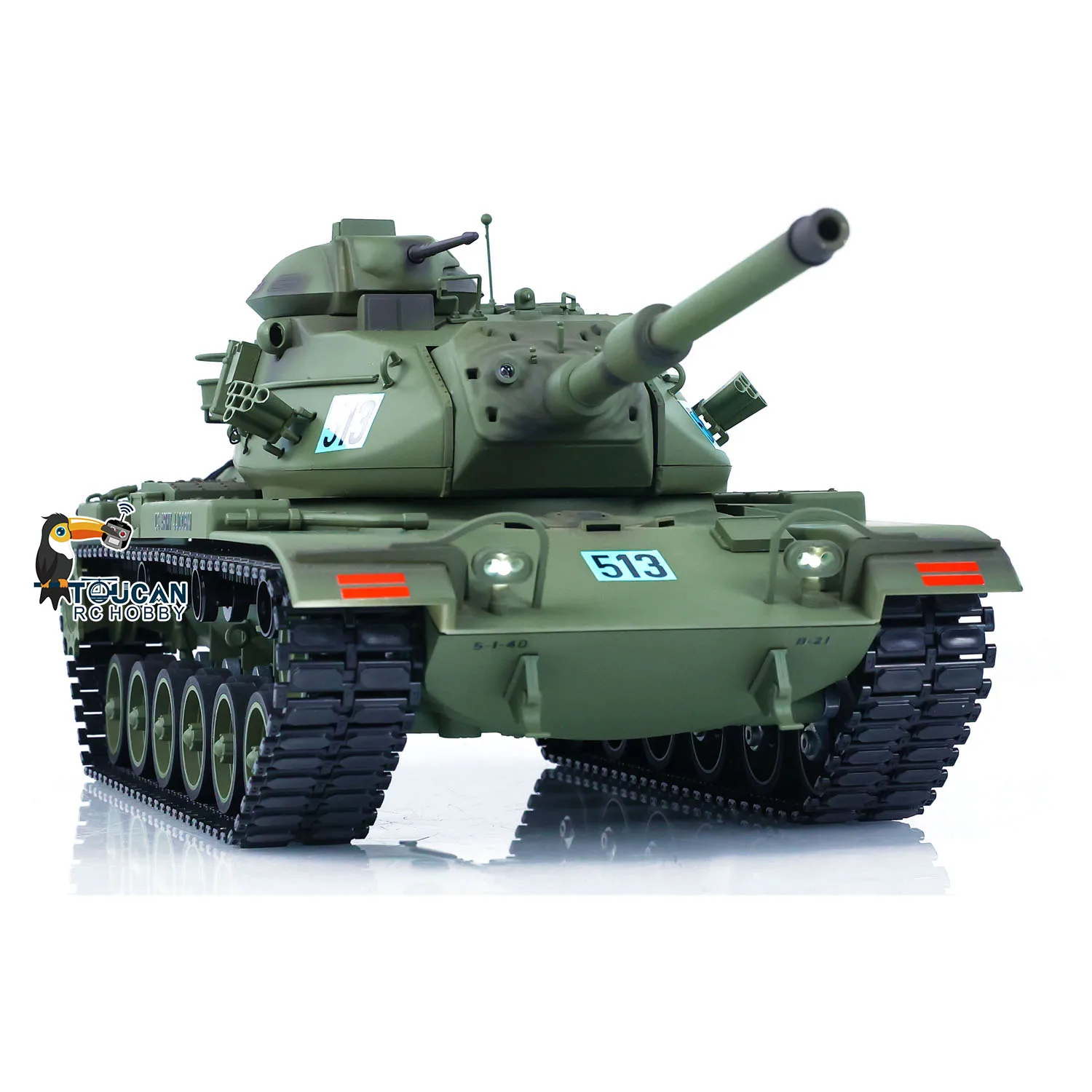 1/16 TD Model RC Tank M60A3 USA Remote Control Battle Tanks RTR Cars Model Sound Smoke TOUCAN Ready to Run Panzer Gifts TH23291 5