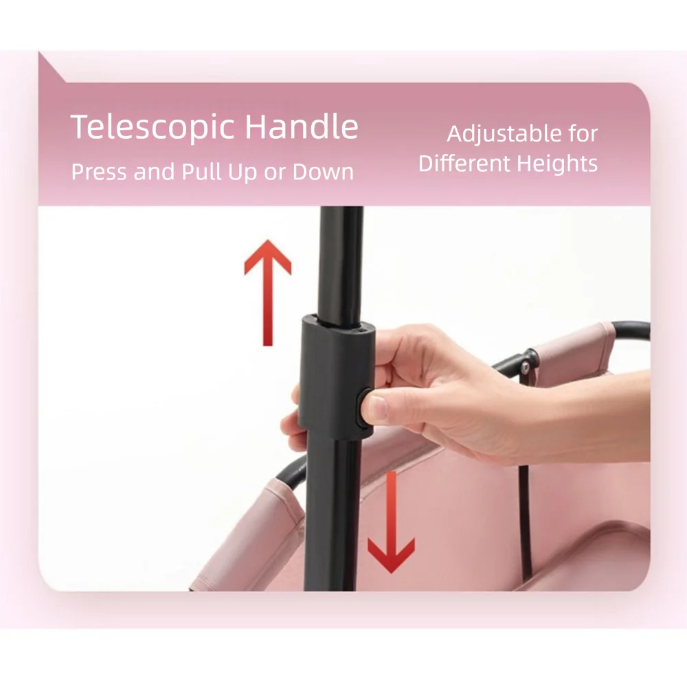 Poussette pour animaux de compagnie pliable à 4 roues respirante 360 ° Poignée rotative voyage chien landau poignée rétractable grande capacité chariot pour animaux de compagnie chats Saff0cc58d6a142d3840031ba81fd0612Q