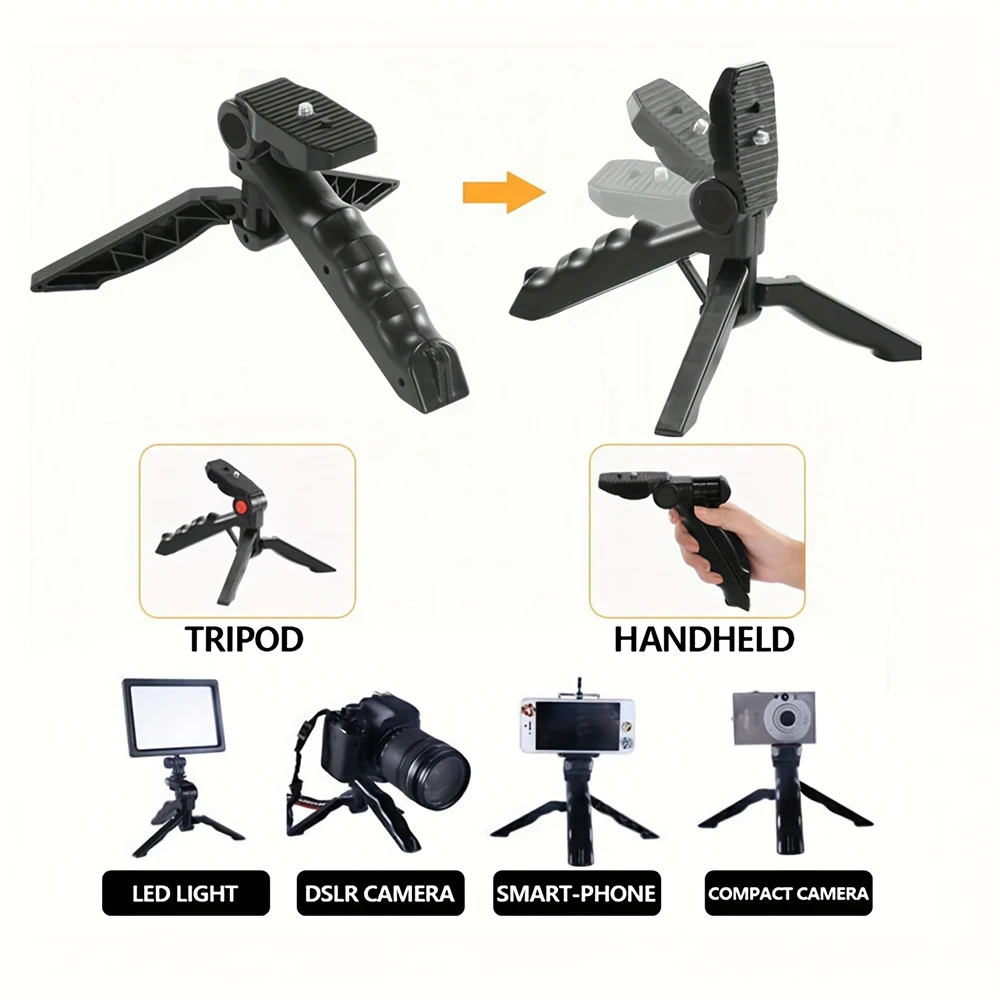 Phone Tripod Mobile Video Production Kit Multi-functional Mobile Phone Fill Light Stand Live Desktop Tripod Stand