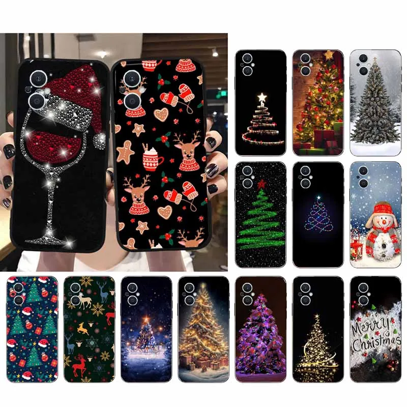 

Merry Christmas Tree Phone Case For OPPO Reno8 Pro Plus Reno8 T Reno6 7 8 5 Lite Reno7 8 6 4 Pro Reno5 Z Reno9 Pro