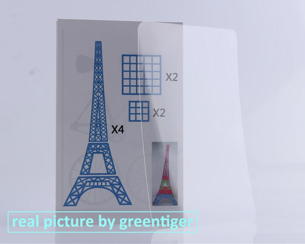 4 Sheets Random Special Paper Mold Template Drawing 3D Copy Plate for 3D Printing Pen for Kids Drawing Stencils Doodle 3d printing pen