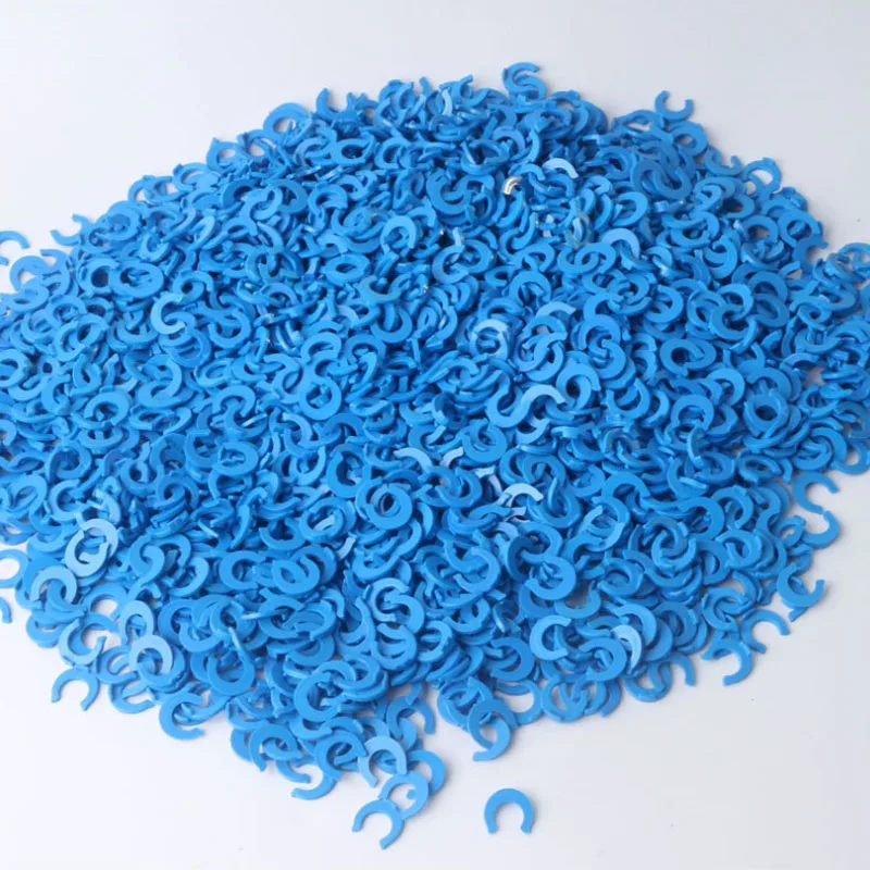 PE Pipe Fitting 100Pcs 1/4 3/8 OD Tube Blue Clip C-ring Hose Quick Connector Aquarium RO Water Filter Reverse Osmosis System