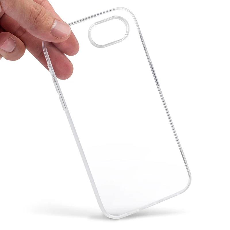 17E 울트라 씬 크리스탈 소프트 케이스 아이폰 17 에어 17E 16 16e 15 14 플러스 13 12 미니 11 프로 맥스 투명 실리콘 백 커버 쉘