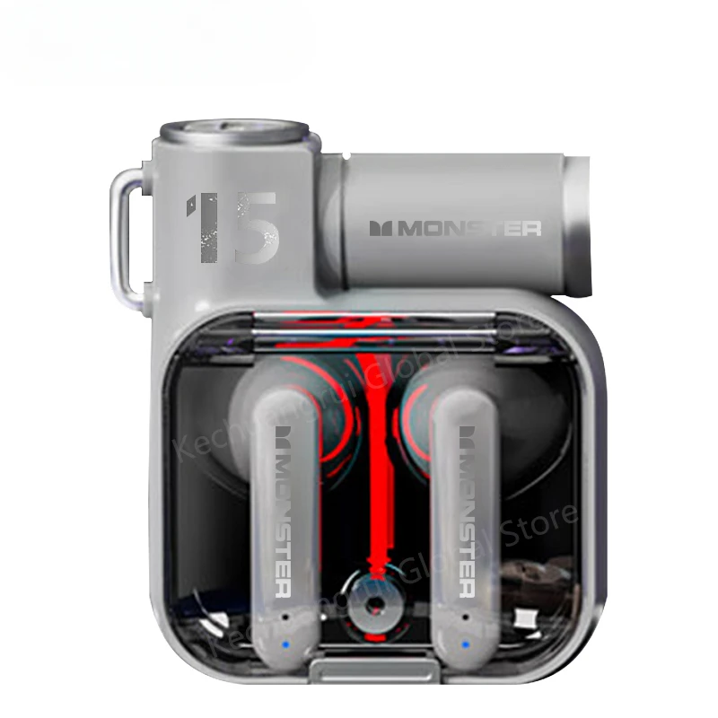 XKT15 беспроводные наушники Bluetooth 5,3, TWS Игровые наушники, RGB super pods flip design, наушники с низкой задержкой