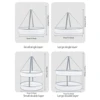 Anti-deformation Hanging Laundry Basket 2 layers Mesh Clothes Drying Net Household Folding Rack Sweater Blouse Socks 6