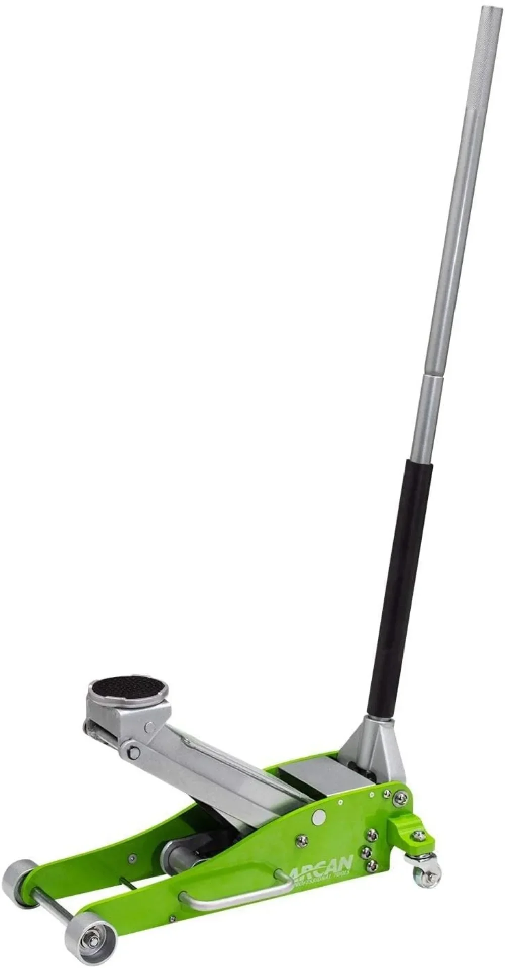 Tools 3 Ton (6,000 lbs.) Hybrid Heavy Duty Aluminum and Steel Low Profile Floor Jack Dual Pistons Reinforced Lifting Arm