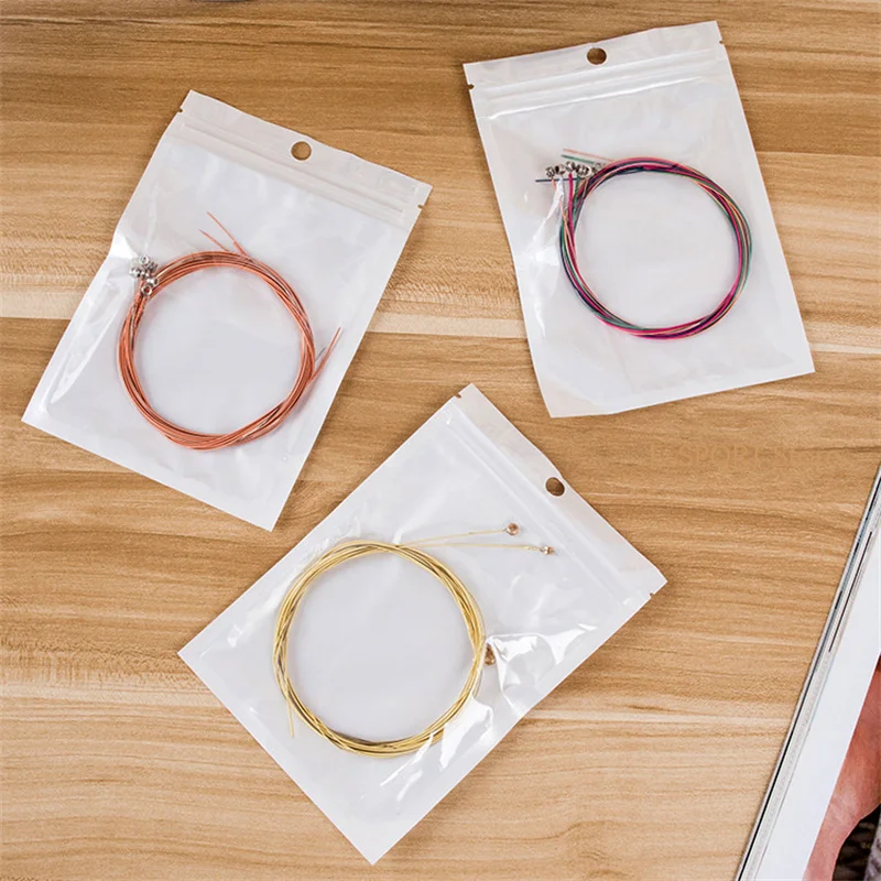 Pure Copper Strings 1-6 6pcs Classical Guitar Strings Steel Wire Acoustic Folk Ukulele Guitar Parts Accessories electric guitar strings acoustic guitar strings classical guitar strings guitar accessories