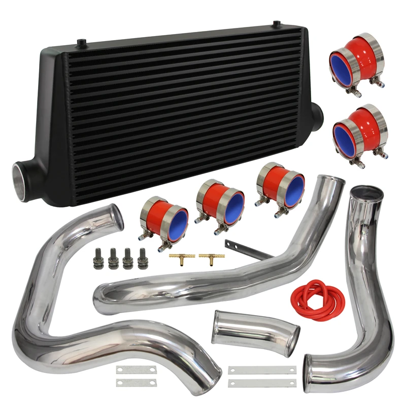 RB25 RB20 メイカー不明 インタークーラー 配管付き Blue / Black /Red Upgrade Intercooler Piping Fits for Nissan