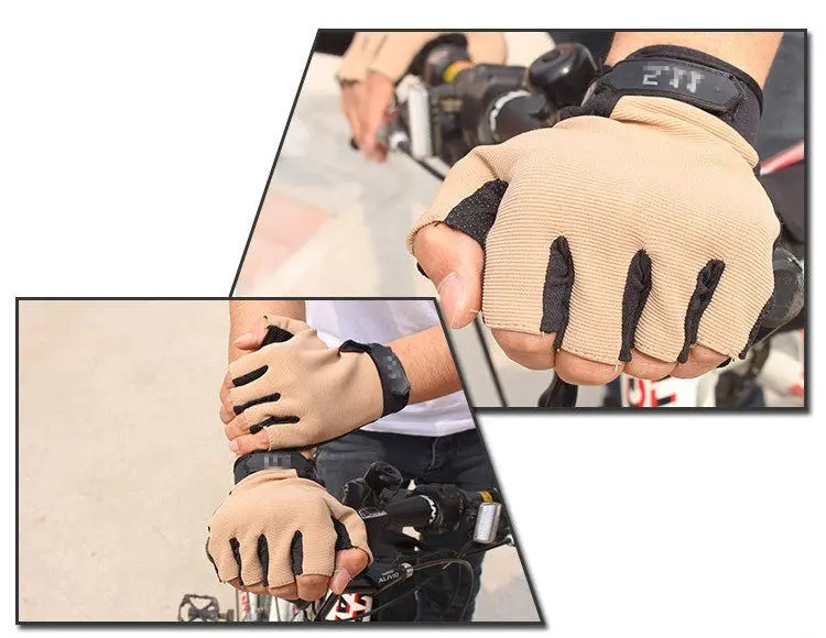 Description Picture 3 of itemTactical Gloves Summer Men's Lightweight Breathable Outdoor Cycling Fishing Sports Non-Slip Women Full Finger Glove Half Finger