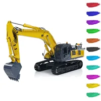 In Stock 1/14 LESU SK500 RC Hydraulic Excavator Remote Control Metal Earth Digger Painted Assembled Light System Model Gift 1
