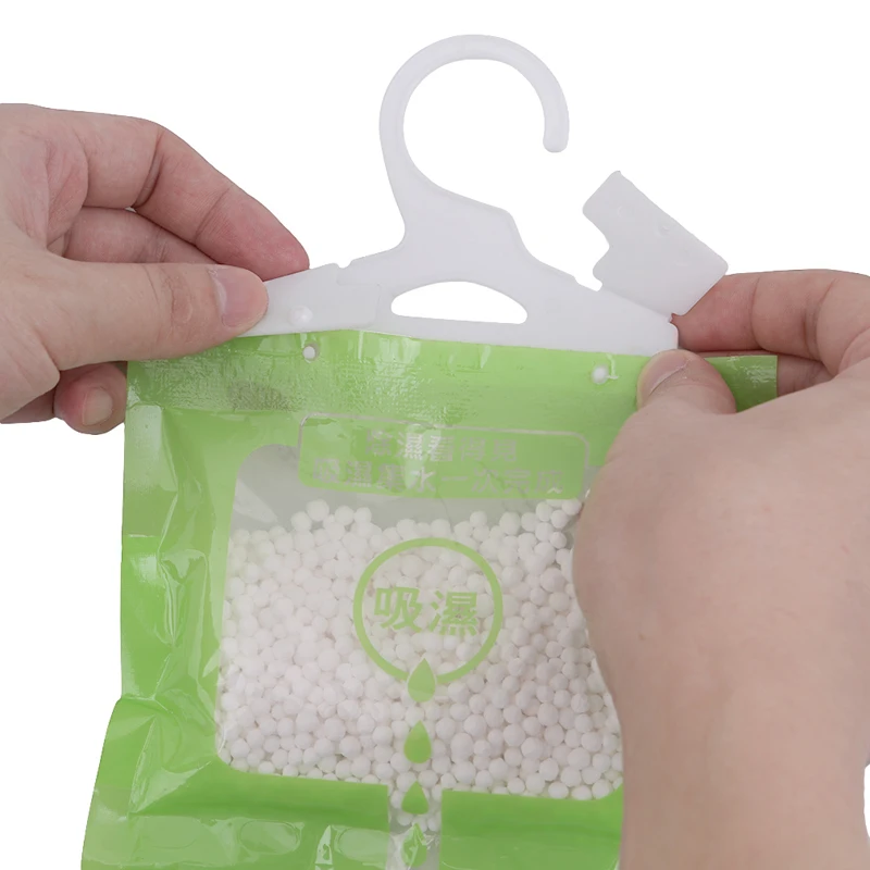 Home Moisture Bag Anti-Mold Desiccant Bags Portable Hanging Wardrobe Dehumidizer Closet Hygroscopic Bag Hanger Drying Agent New 4