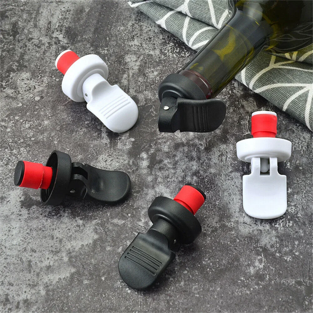 Wine Bottle Stopper Bar Hand Press Sealing Cap Beers Cork Plug Seal Lids Fresh-keeping Wine Bottle Plug Rubber Bottle Stopper