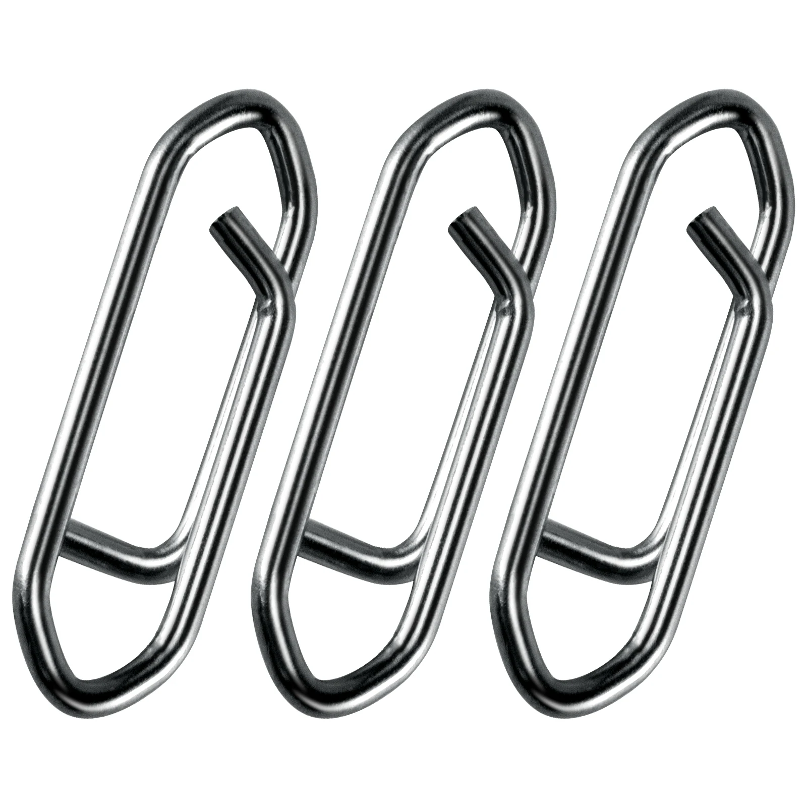 50 clips rapides acier inoxydable pour changement rapide de leurres crankbait swimbait