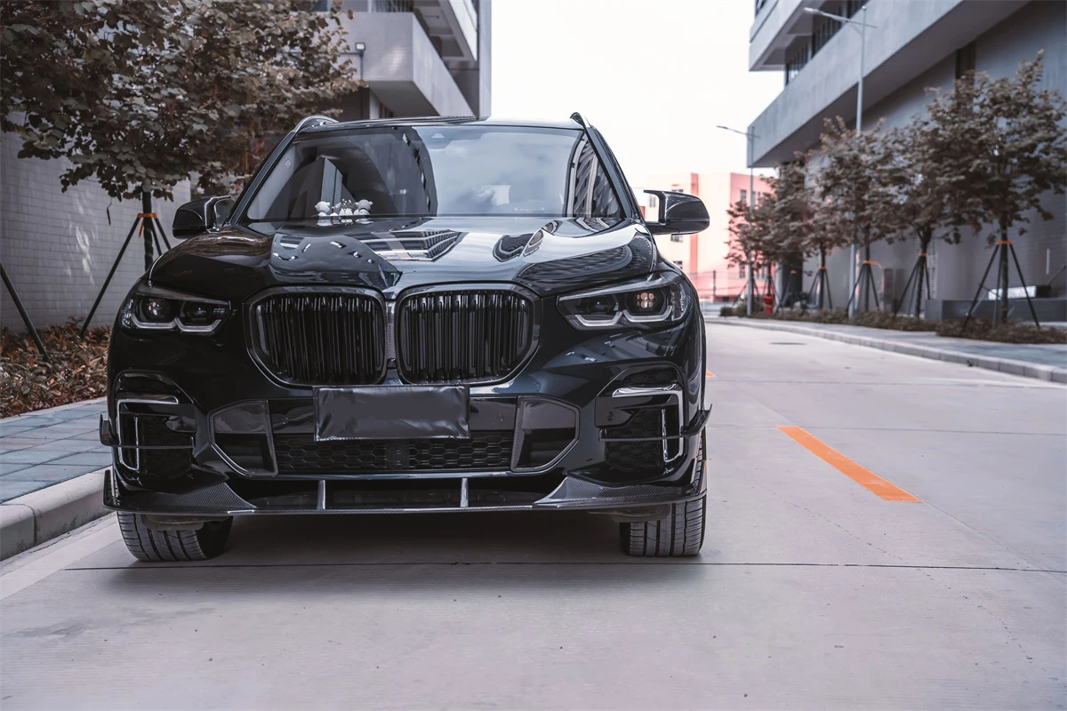 건식 탄소 섬유 사이드 미러 커버 캡, X5 G05 2022 + 용