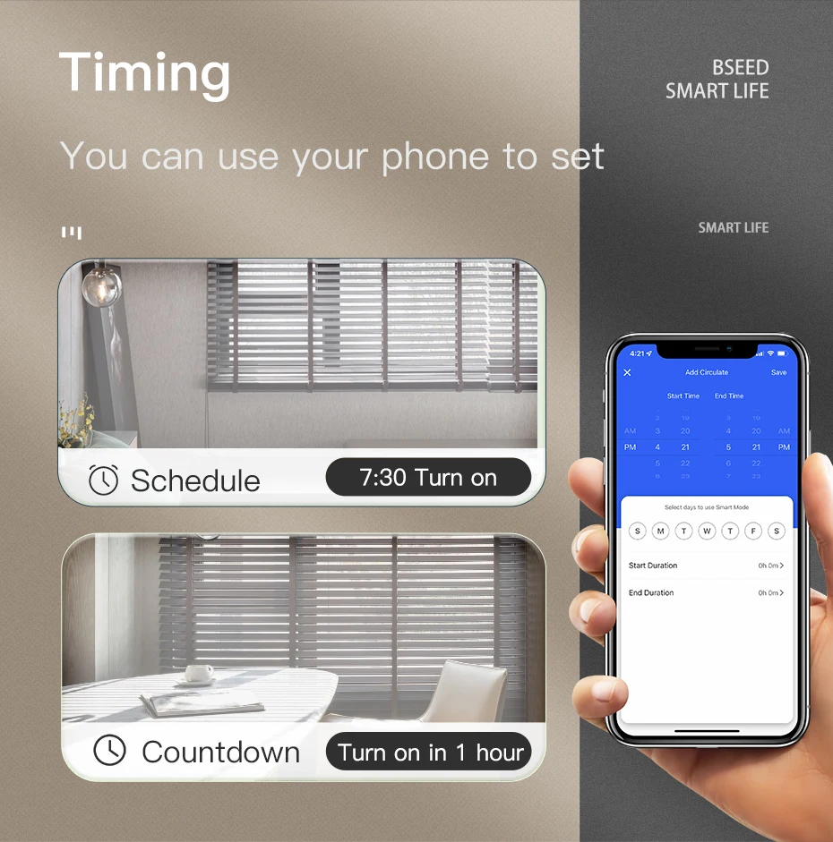 rolo wi fi único inteligente cego toque