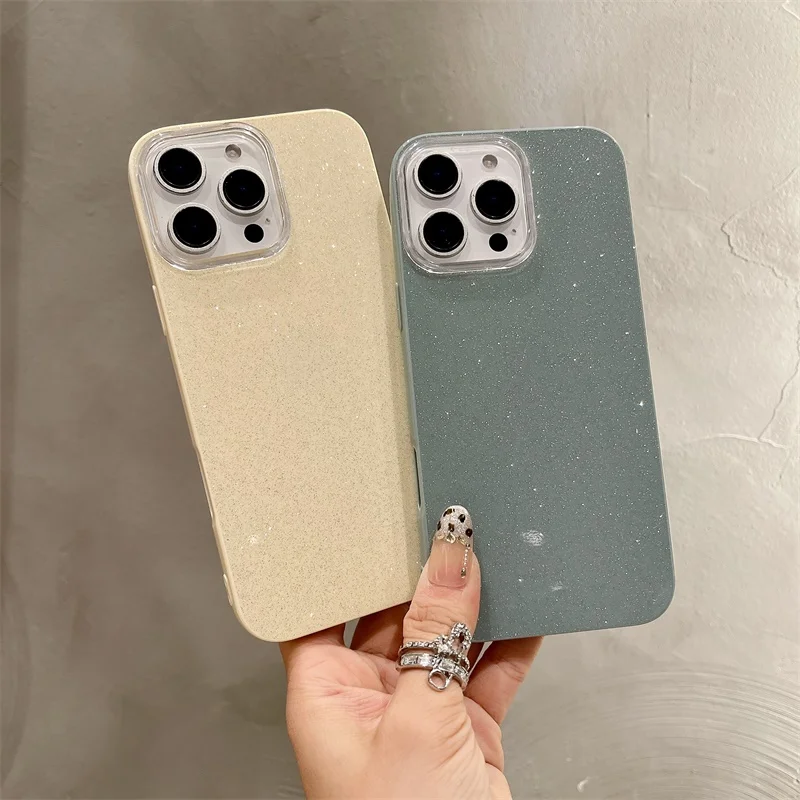 Luxury Soft Bling Glitter Shockproof Phone Case with Silicone Bumper Cover