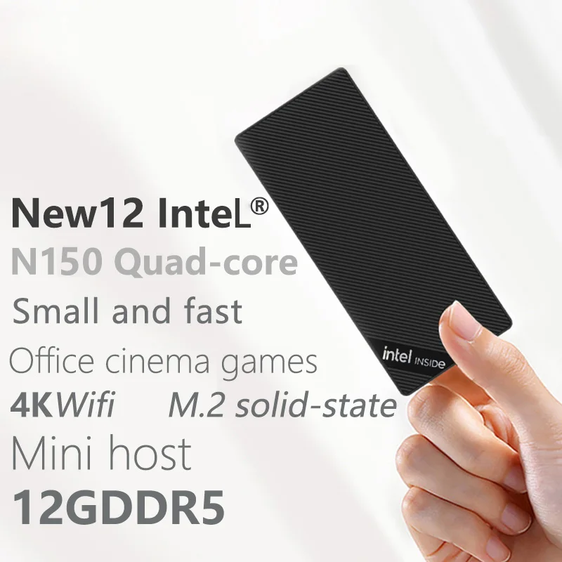 SZBOX S12 Plus N150 Portable Mini PC Windows 11 PRO LPDDR5