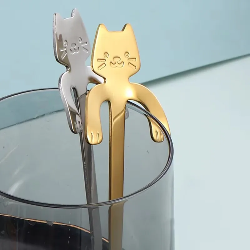 Creative Cat Hanging Coffee Spoon