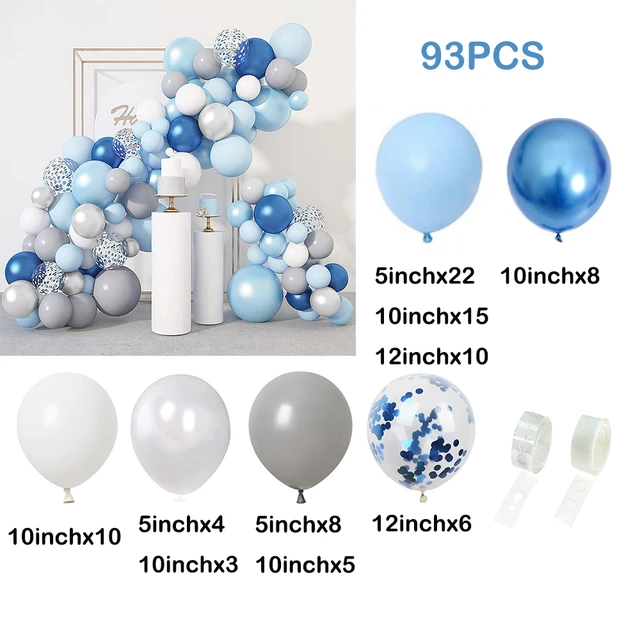 Chicinlife-Globo de cumpleaños para niño y niña de 5 años, decoración para  fiesta de cumpleaños - AliExpress