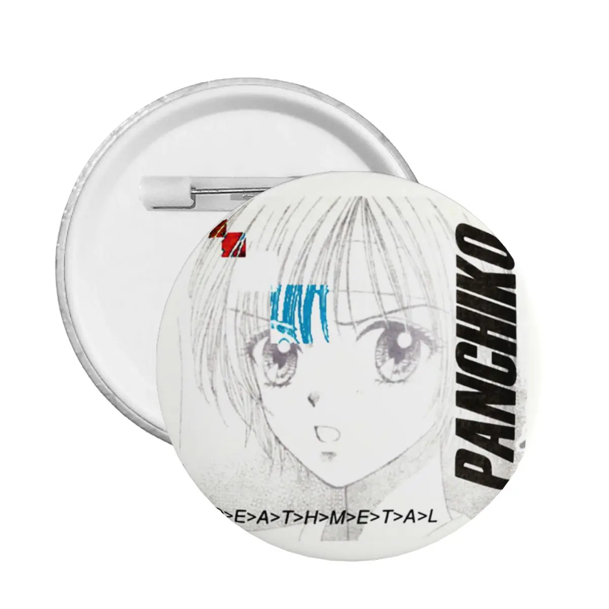 Personalize Panchiko Classic Button Pin for Clothes Rock Band Badges Brooch Pinback Gift