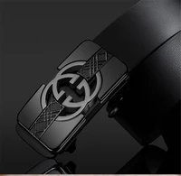 High Quality Wide 3.4cm Men Belt Genuine Leather Canvas Luxury Strap Male Belts For men jeans New Fashion Classice Buckle belt