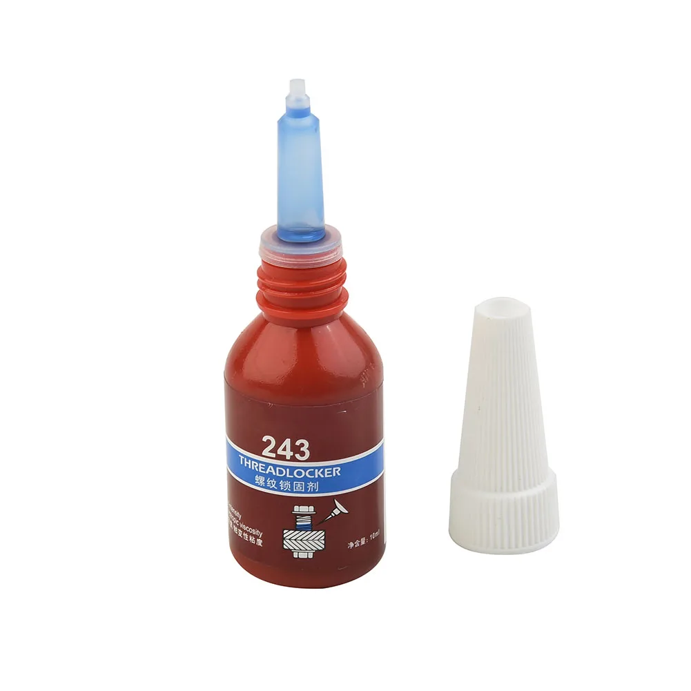 Threadlocker Glue 10ml 243 Medium Strength Anti-pressure Anti-corrosion Blue Locktite Anaerobic Adhesive 243 Sealers anaerobic glue threadlocker glue liquid glue