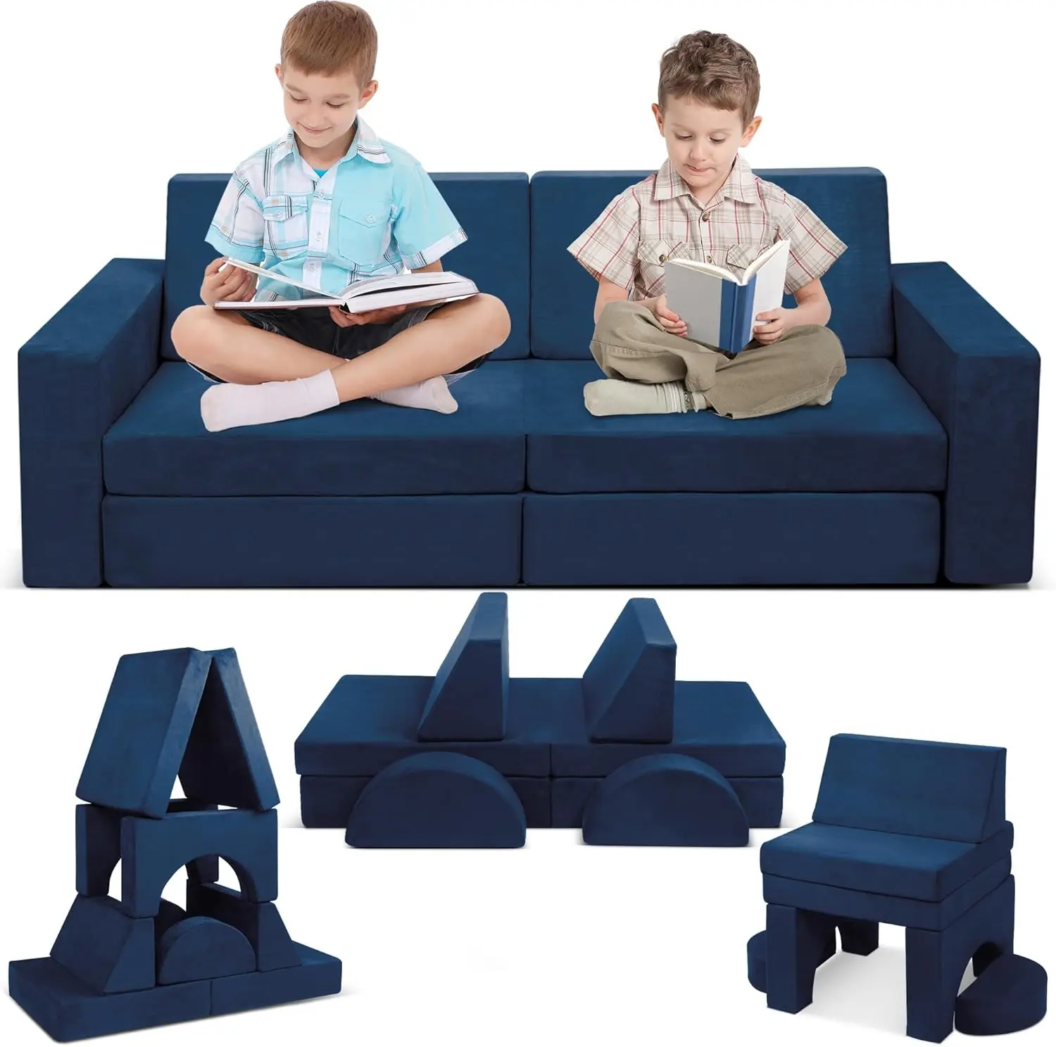 Modular Kids 10PC Sensory Sectional Sofa