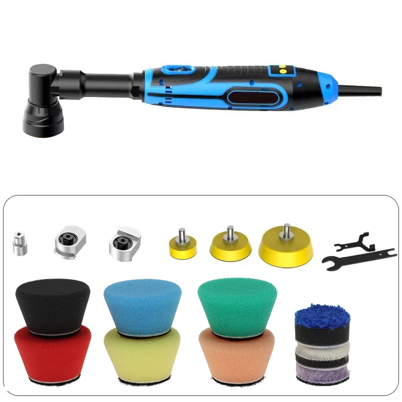Car Polisher Electric 220V 1 2-inch Point Polishing Waxing Sealing Machine Eccentric Concentric Small Tool