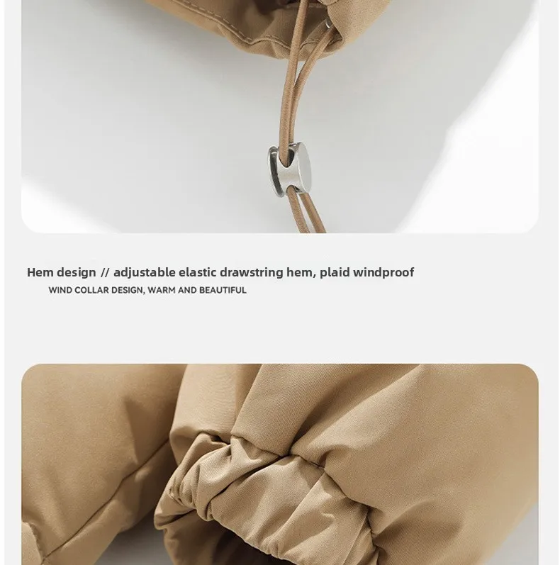 Brand Luxury Women's Winter Down Jacket Coats Parkas Woman Clothes Hooded Cotton Padded Puffer Jackets Bread Outerwear HXY275