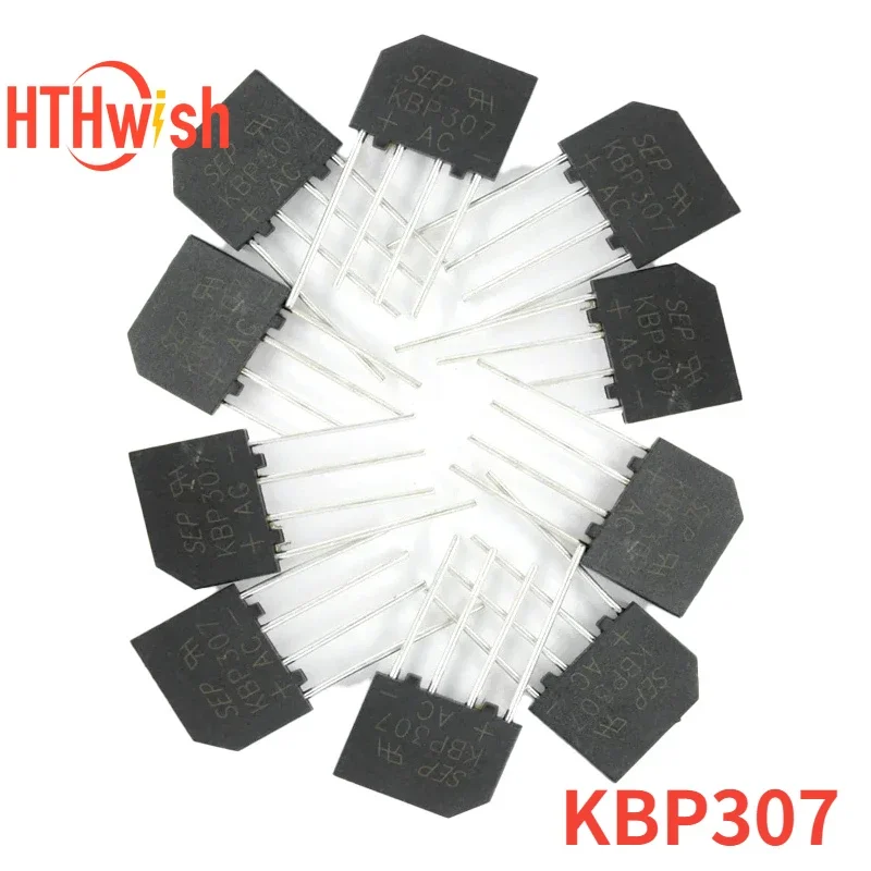 KBP307 DIP4 Diode Bridge Rectifier 3A 700V Power Diode Electronica Componentes Set Immersion Kit Throught Hole 10PCS