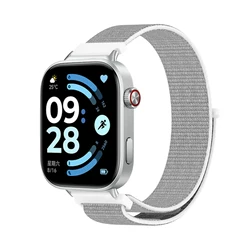 Nylon Loop Strap Wristband for Smart Watches - Sporty & Durable Bracelet Accessory (GRAY)