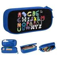 Villain Letter Abc Pencil Cases Boys Matching Evil Alphabet Lore Pen Holder Bag Student Large Storage Office Zipper Pencilcases 1