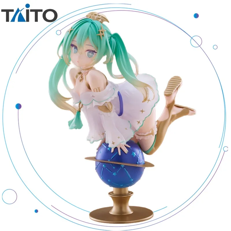 

Taito оригинальный Hatsune Miku Сверкающая Звезда Ver. Фигурка милая девушка художник шедевр 16 см Аниме фигурки Модель