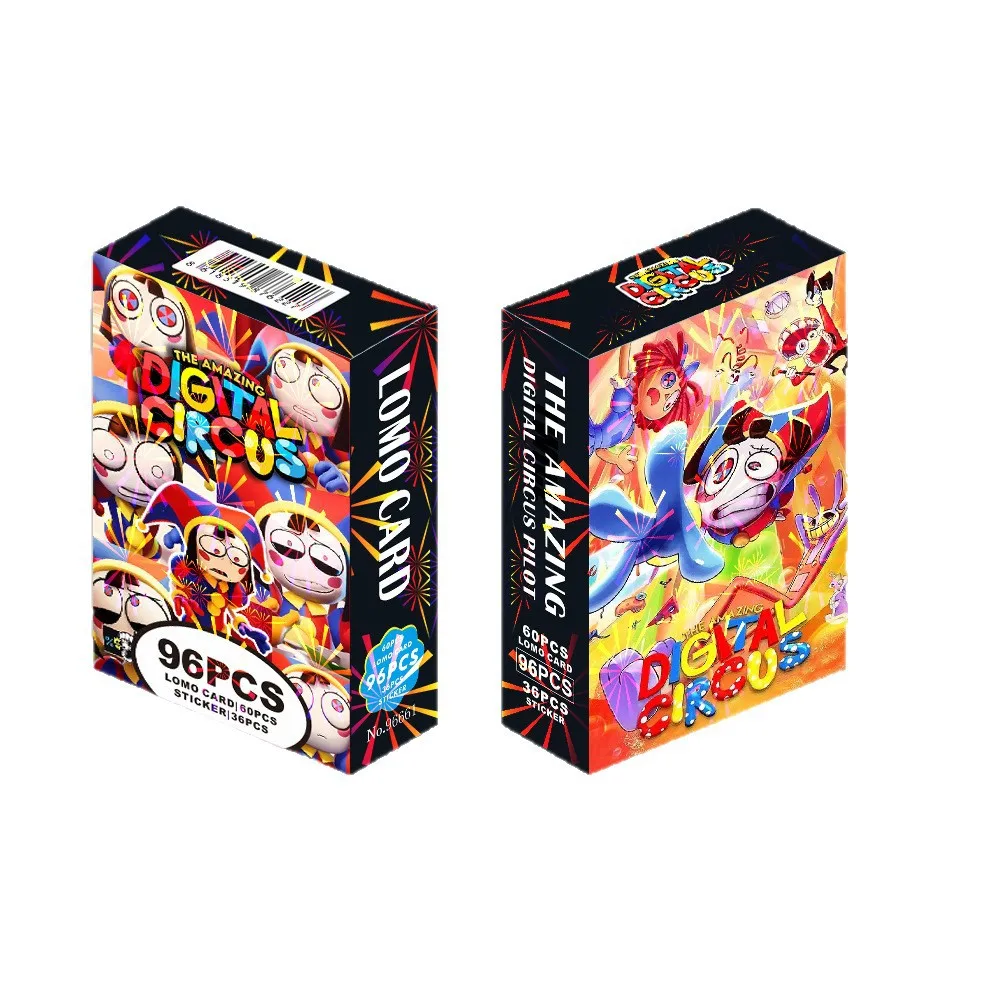 Amazing Digital Circus Photocard Collection - 96-Piece Anime Trading Set