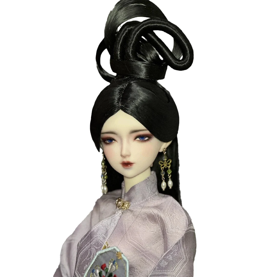 

1/6 1/4 1/3 Scale BJD Doll Wigs Ancient Costume Hanfu Vintage Long Hair Fairy Wig For YOSD MSD SD13 Girl SSDF Accessories A1782