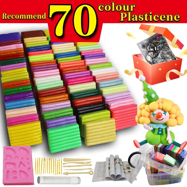 Oven baked clay Children and adults hand craft clay 24 color with knife  tool kit . - AliExpress